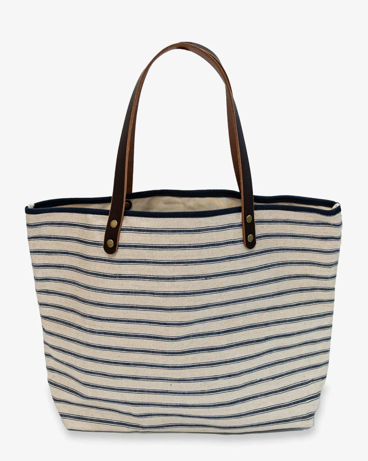 Best Southern Tide All Day Stripe Tote Navy