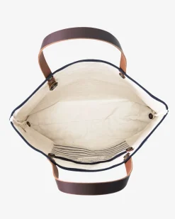Best Southern Tide All Day Stripe Tote Navy