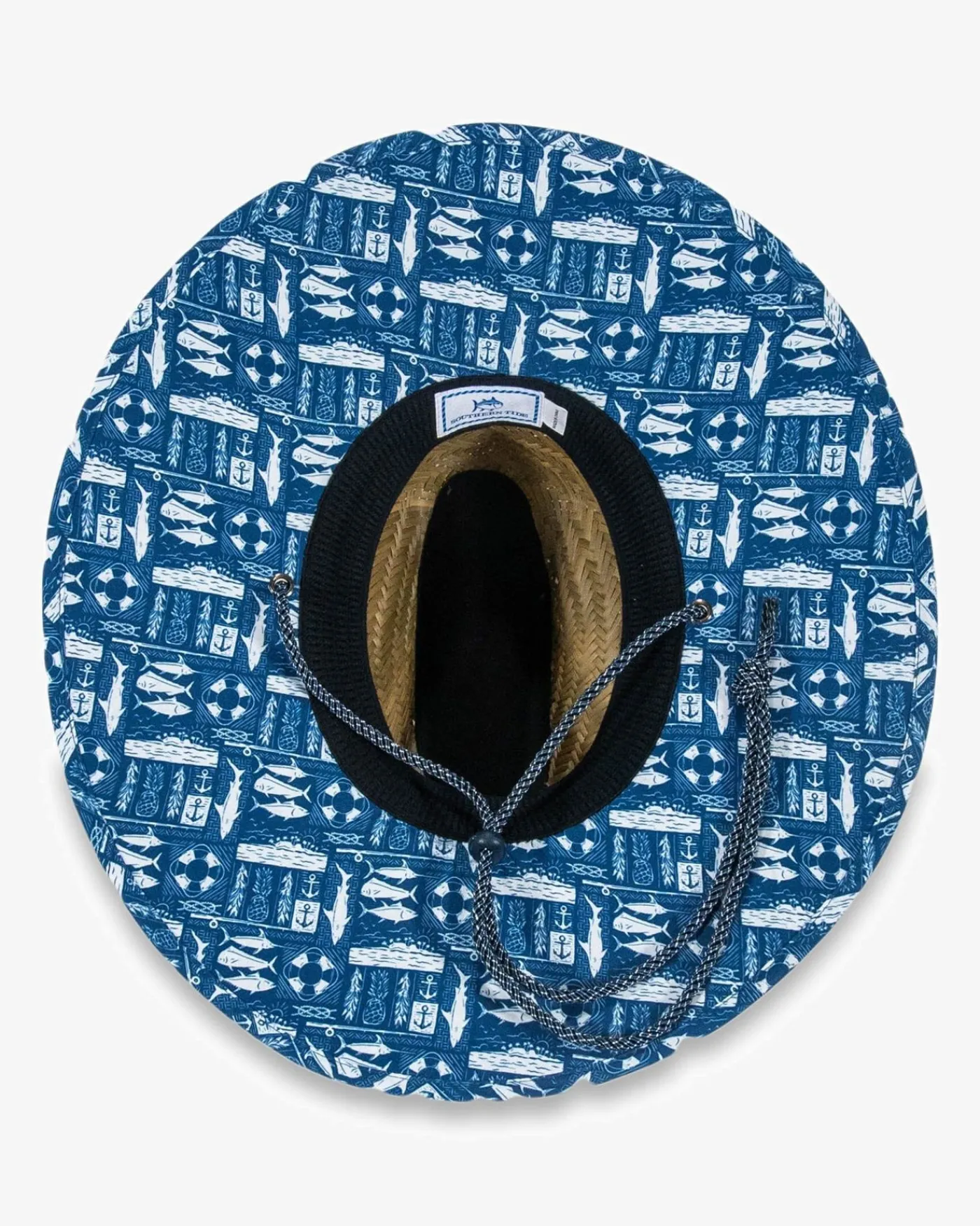 Outlet Southern Tide All Inclusive Straw Hat Aged Denim