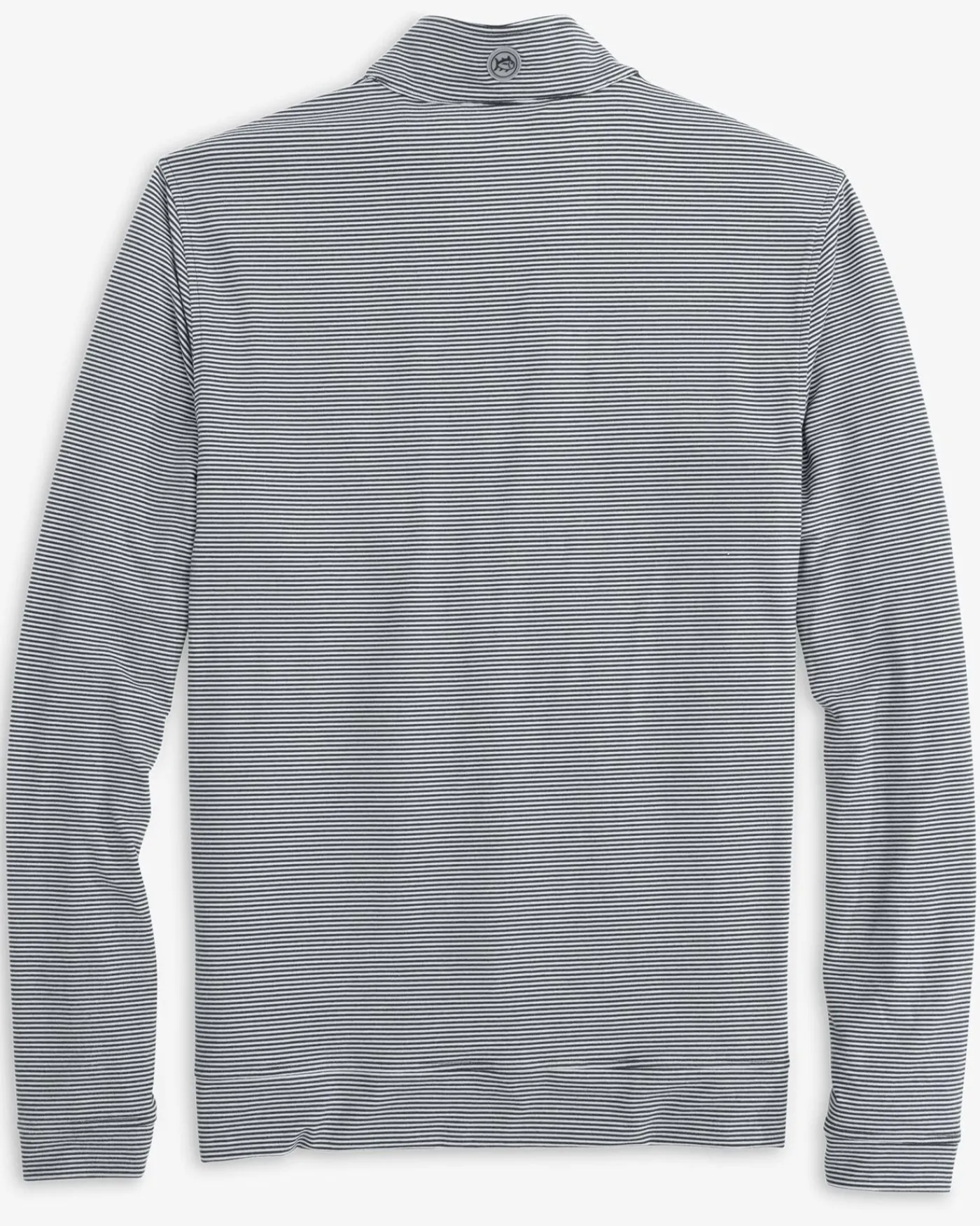 Hot Southern Tide Coastal Carolina Chanticleers Cruiser Micro-Stripe Heather Quarter Zip Heather Black