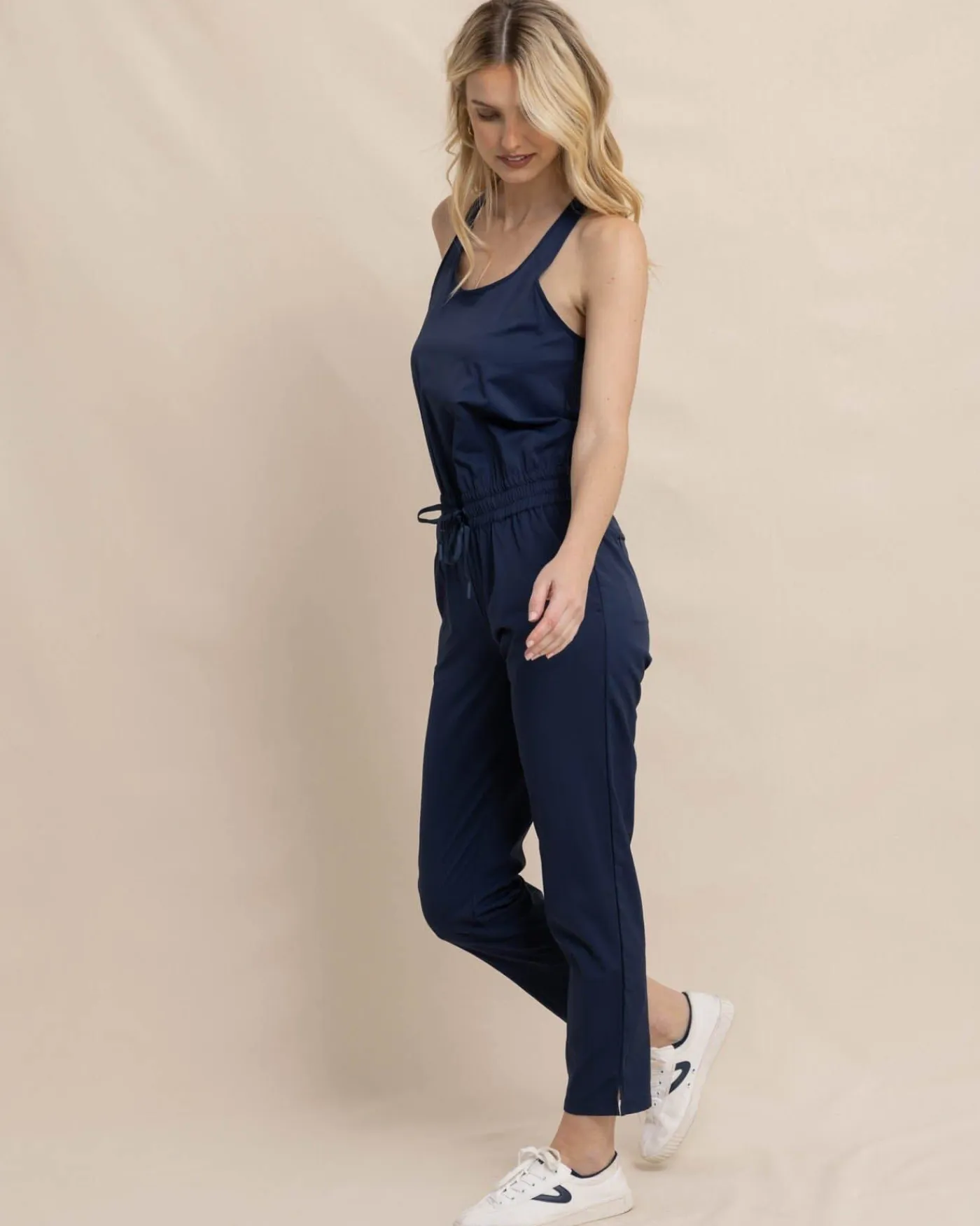 Outlet Southern Tide Devyn Jumpsuit Dress Blue
