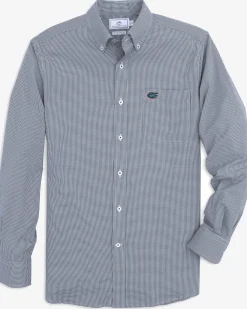 Outlet Southern Tide Florida Gators Gingham Button Down Shirt