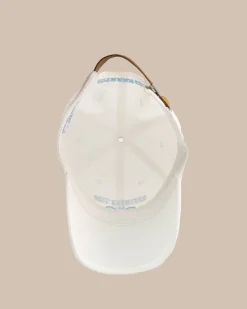Discount Southern Tide Game, Set, Match Leather Strap Hat White