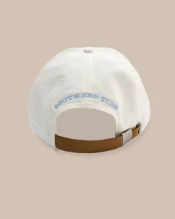 Discount Southern Tide Game, Set, Match Leather Strap Hat White