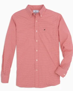 Cheap Southern Tide Georgia Bulldogs Gingham Button Down Shirt
