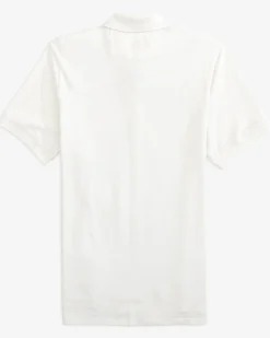 Store Southern Tide Miami Hurricanes Skipjack Polo Shirt Classic White