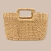 Sale Southern Tide Mini Woven Rattan Tote Natural