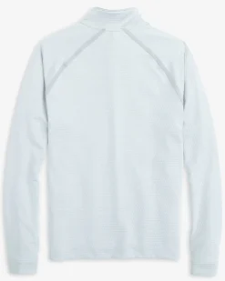 Best Sale Southern Tide Mississippi State Bulldogs Scuttle Heather Quarter Zip Heather Slate Grey