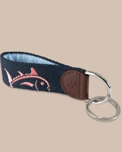 Flash Sale Southern Tide Rising Skipjack Embroidered Key Fob