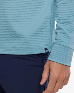Cheap Southern Tide Scuttle Heather Performance Quarter Zip Hoodie - Sale