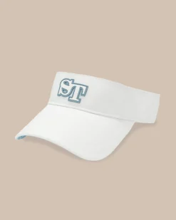Fashion Southern Tide St Print Performance Visor White