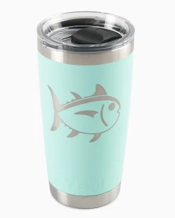 Hot Southern Tide Yeti Rambler 20 Oz Skipjack Tumbler Seafoam